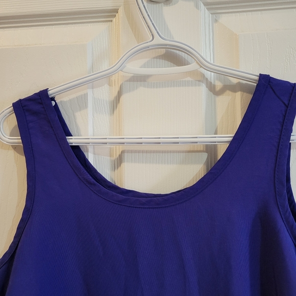 5/$20 Indigo blue vintage 90s Reitmans basic tank top small - Picture 5 of 6